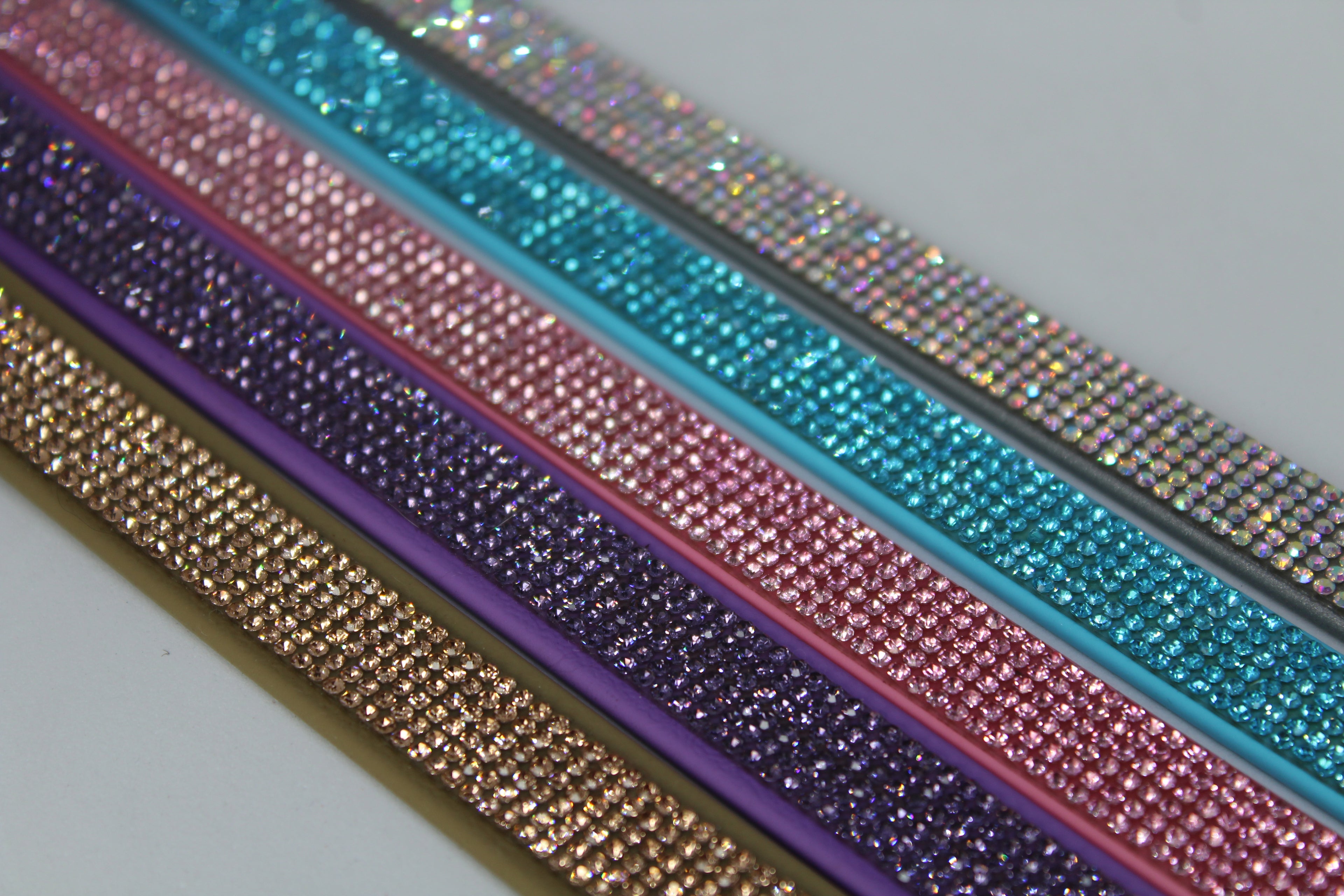 Frontal en biothane avec strass