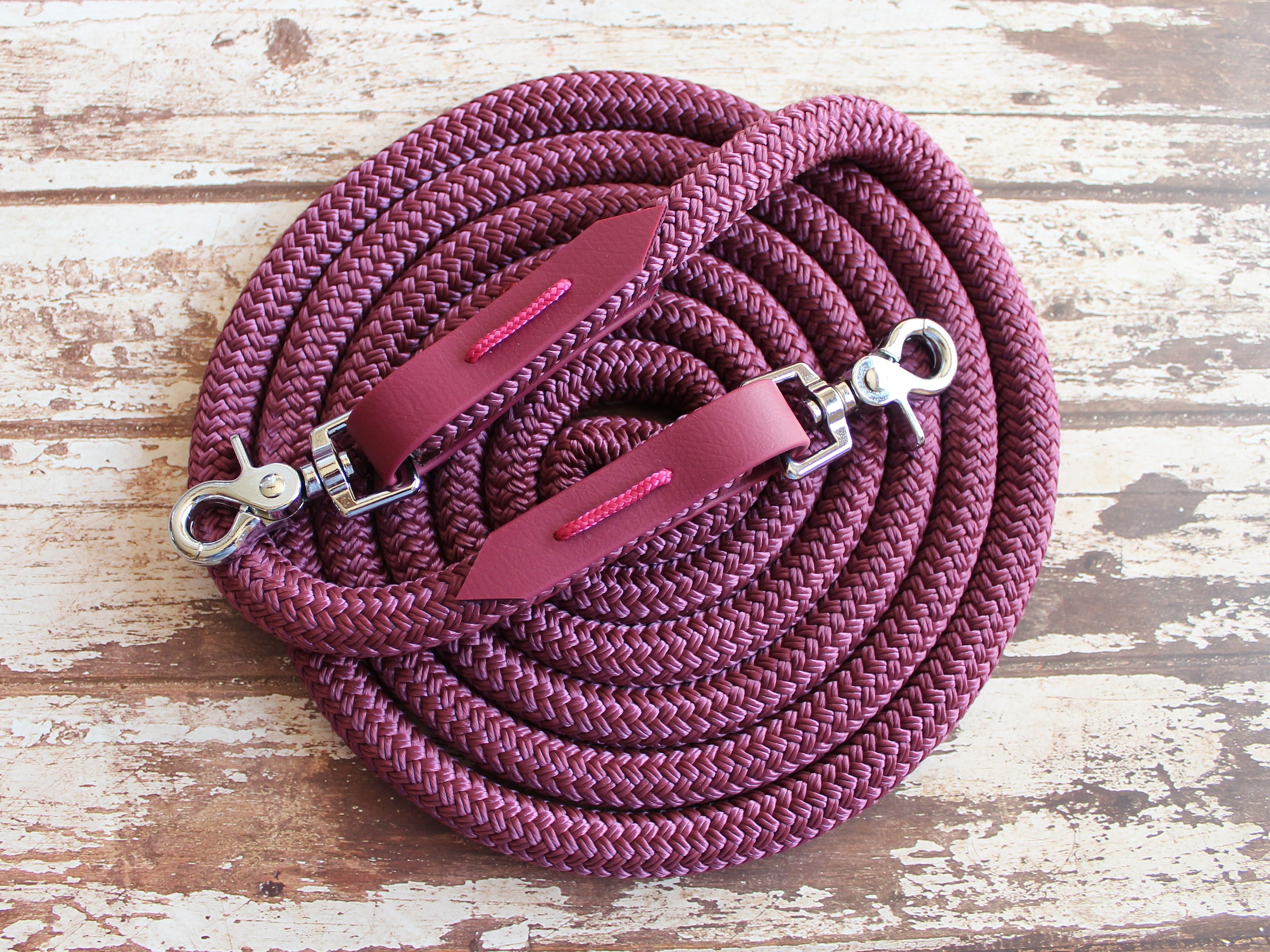 Rênes en corde  Couleur unie