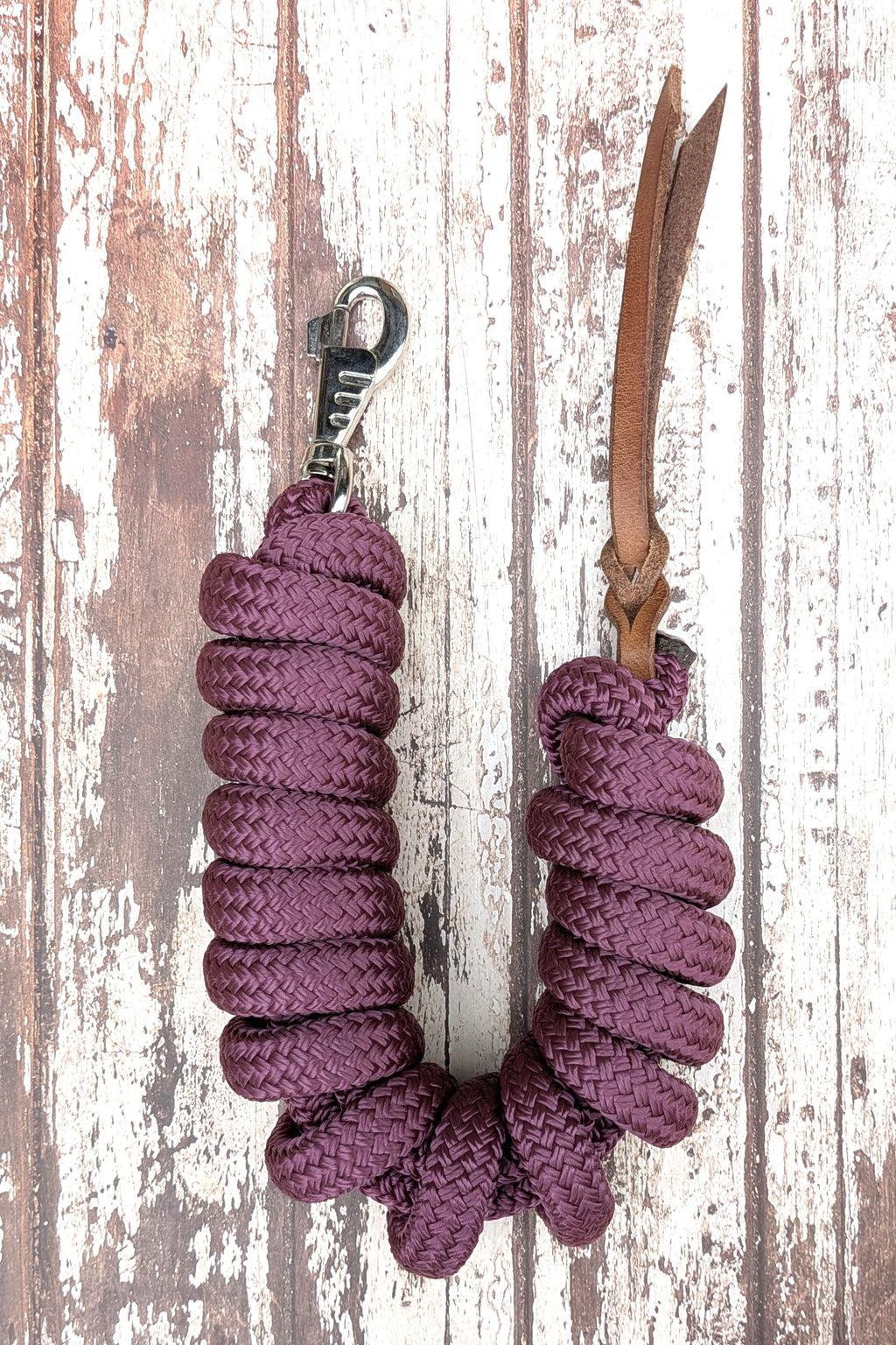 Longe de travail avec popper cuir