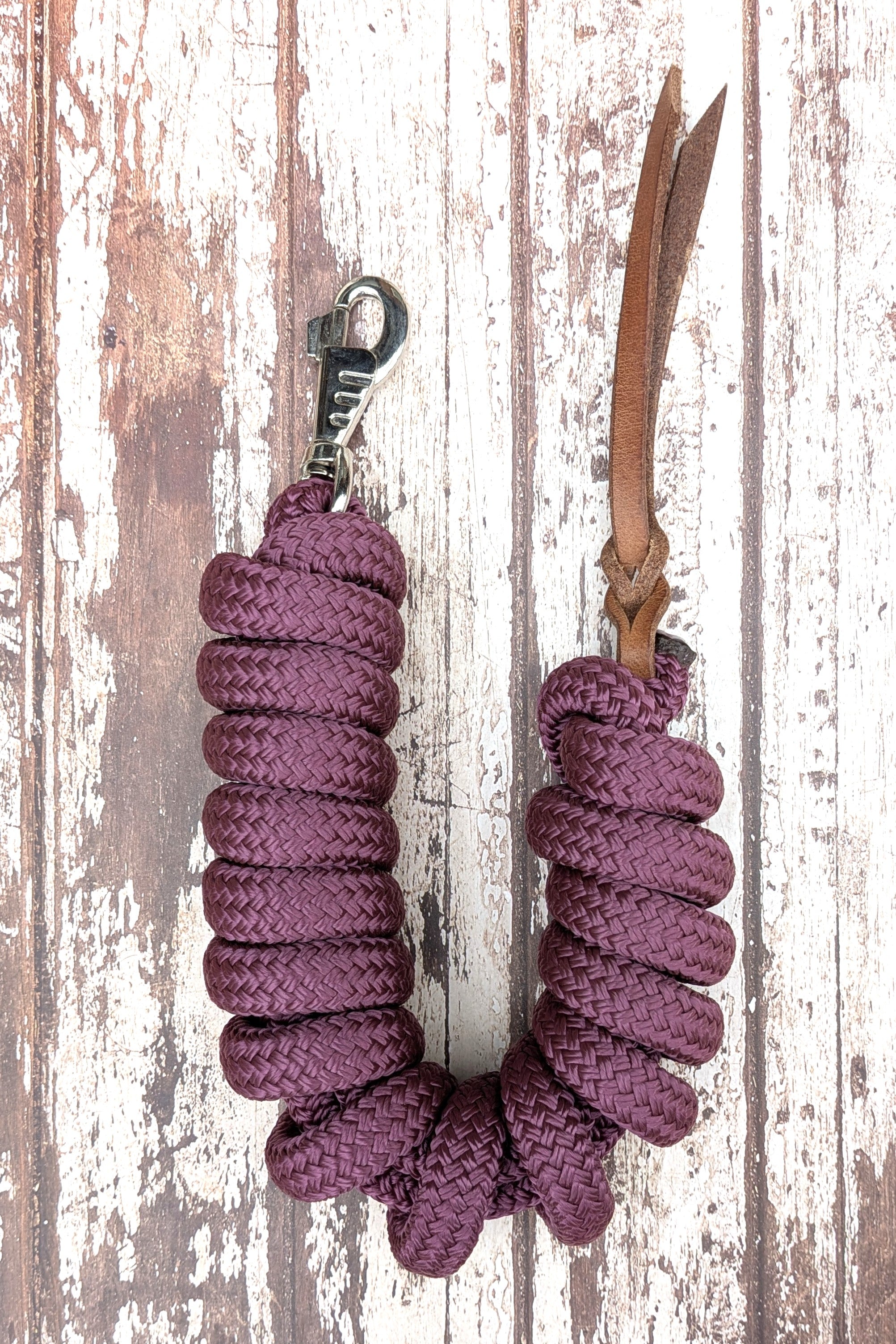 Longe de travail avec popper cuir