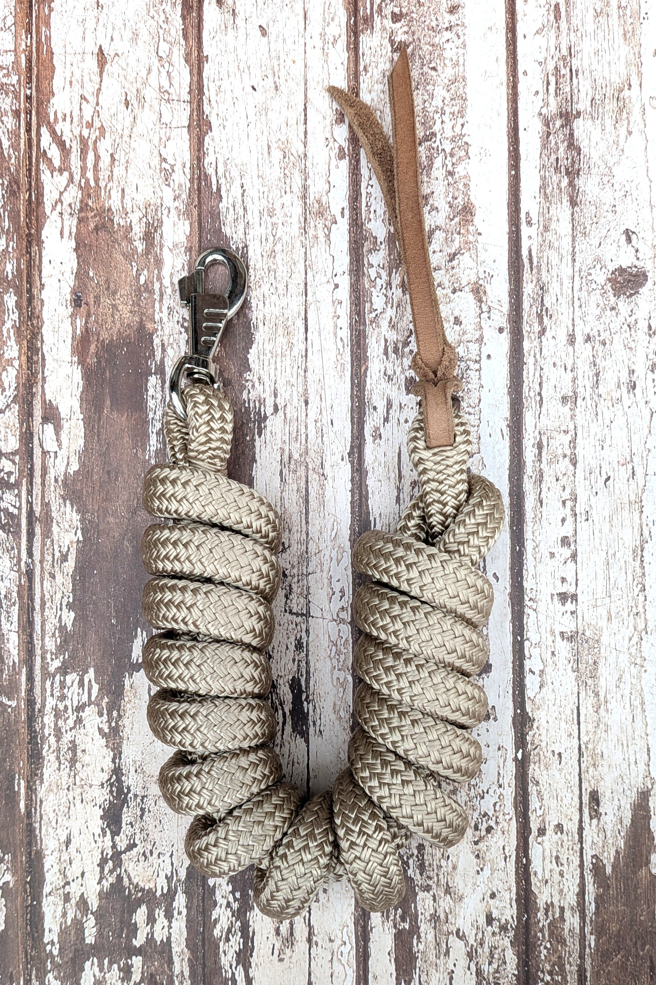 Longe de travail avec popper cuir