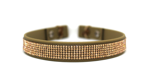 Frontal en biothane avec strass