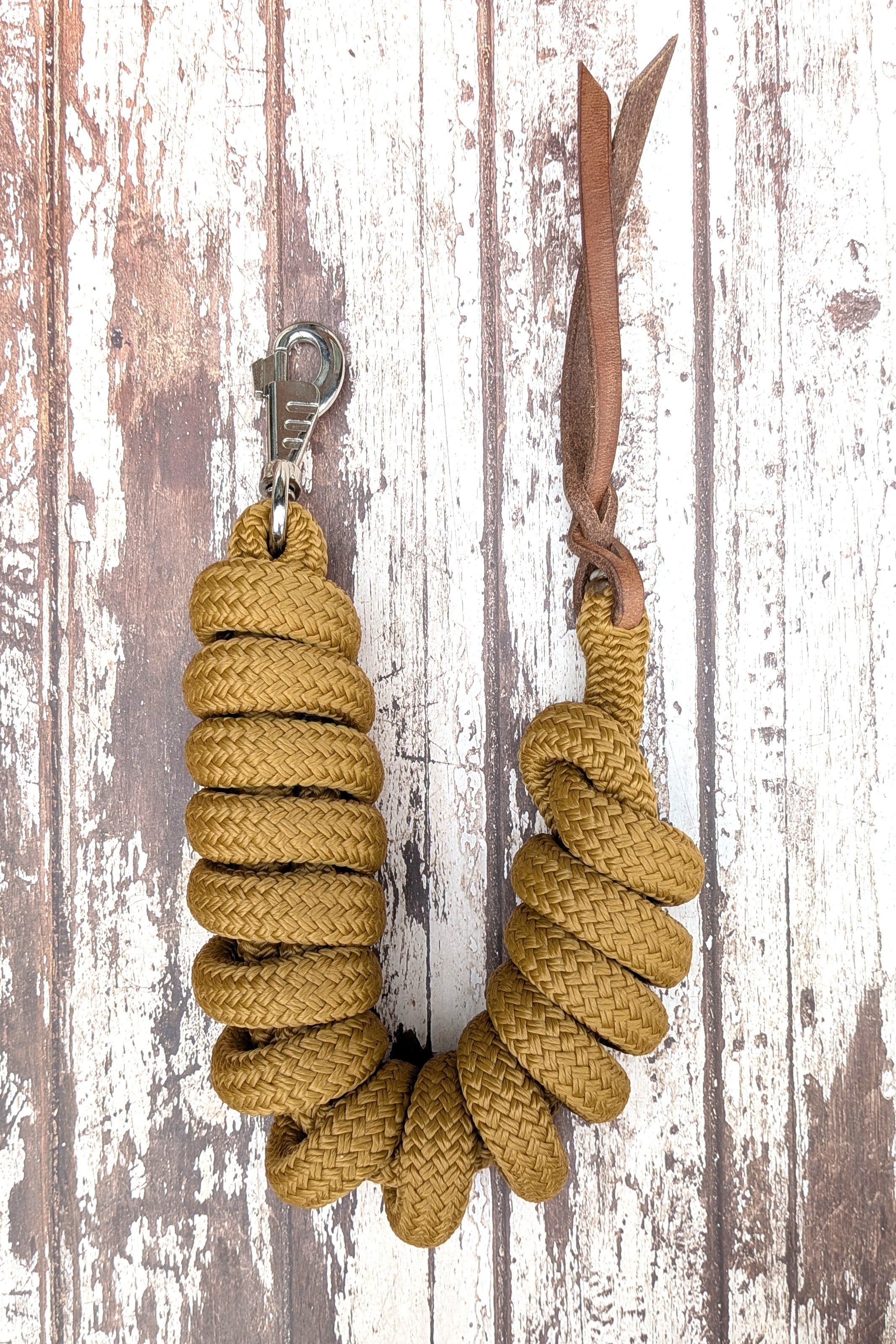 Longe de travail avec popper cuir