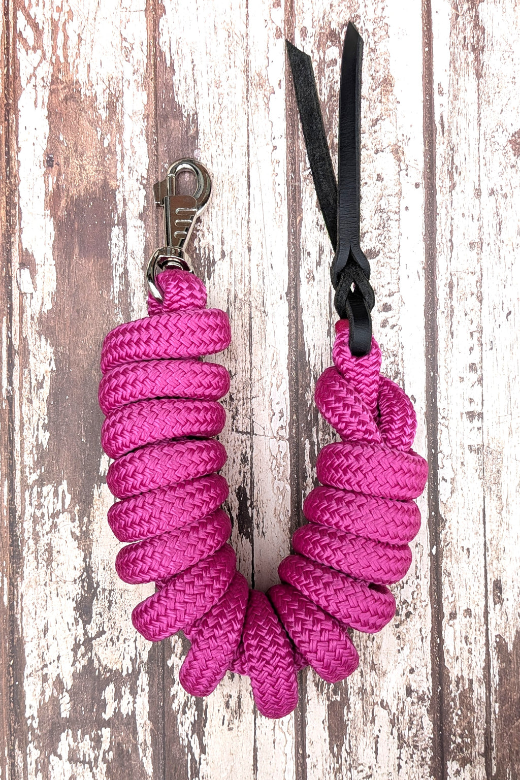 Longe de travail avec popper cuir