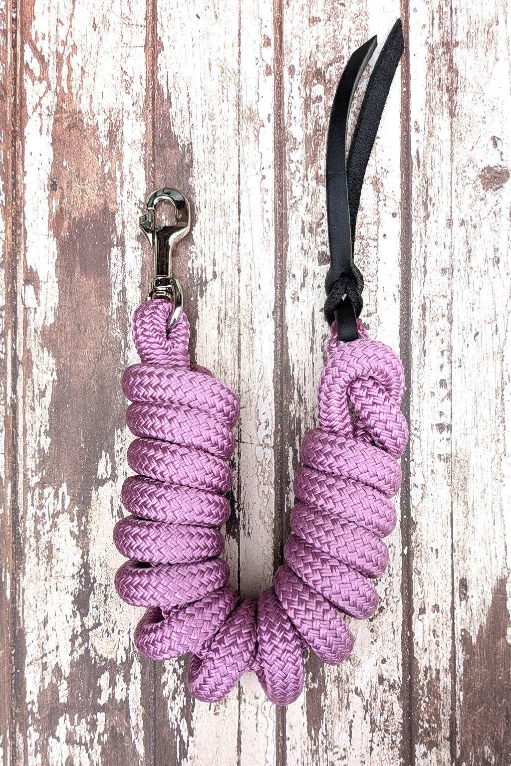 Longe de travail avec popper cuir