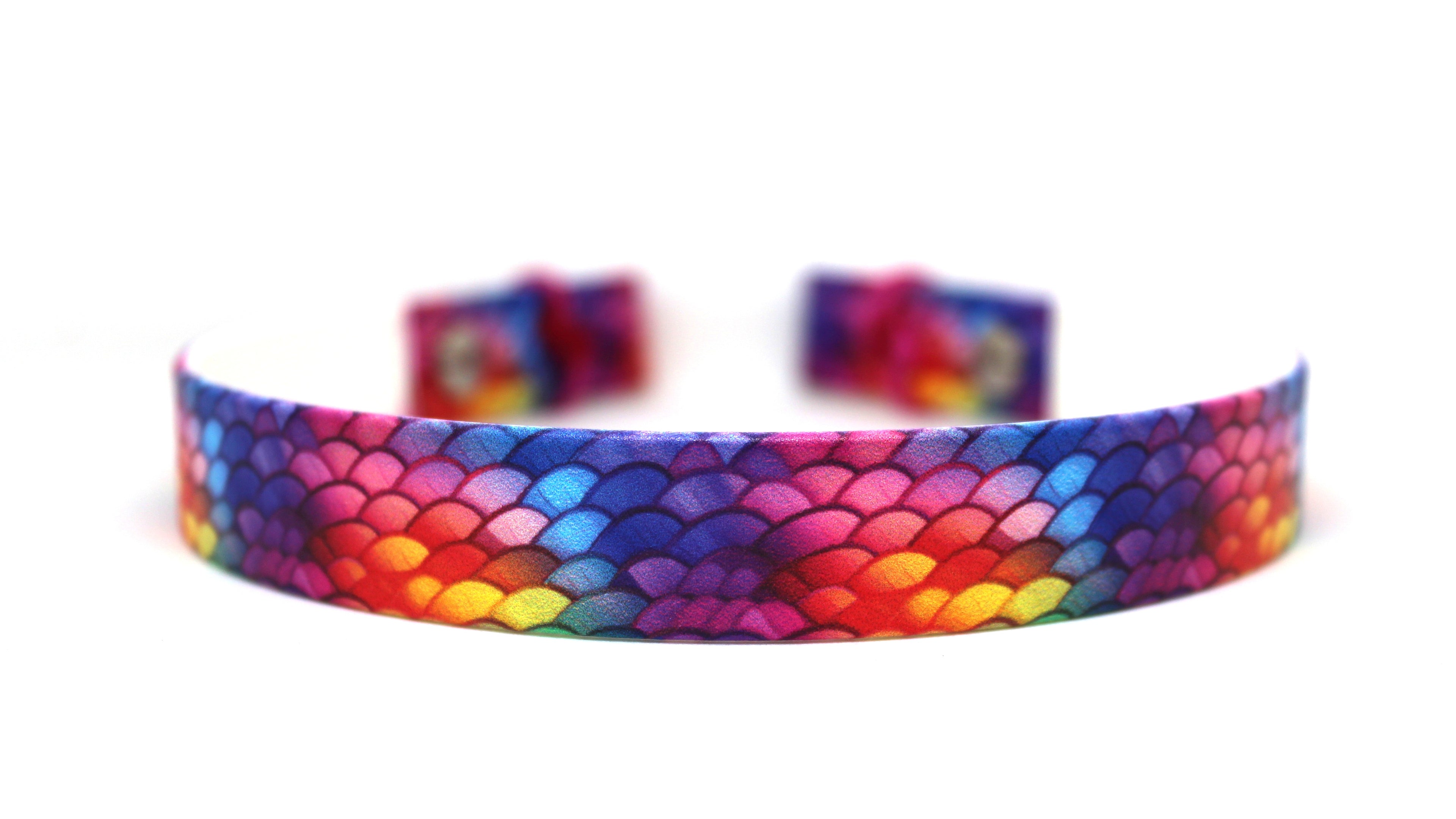 Frontal en biothane à motifs