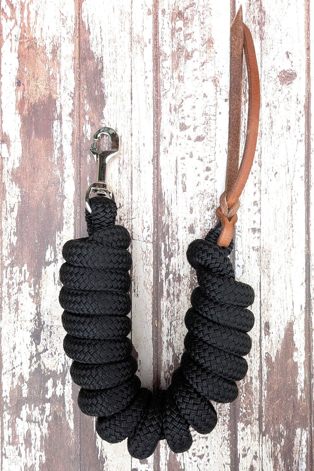 Longe de travail avec popper cuir