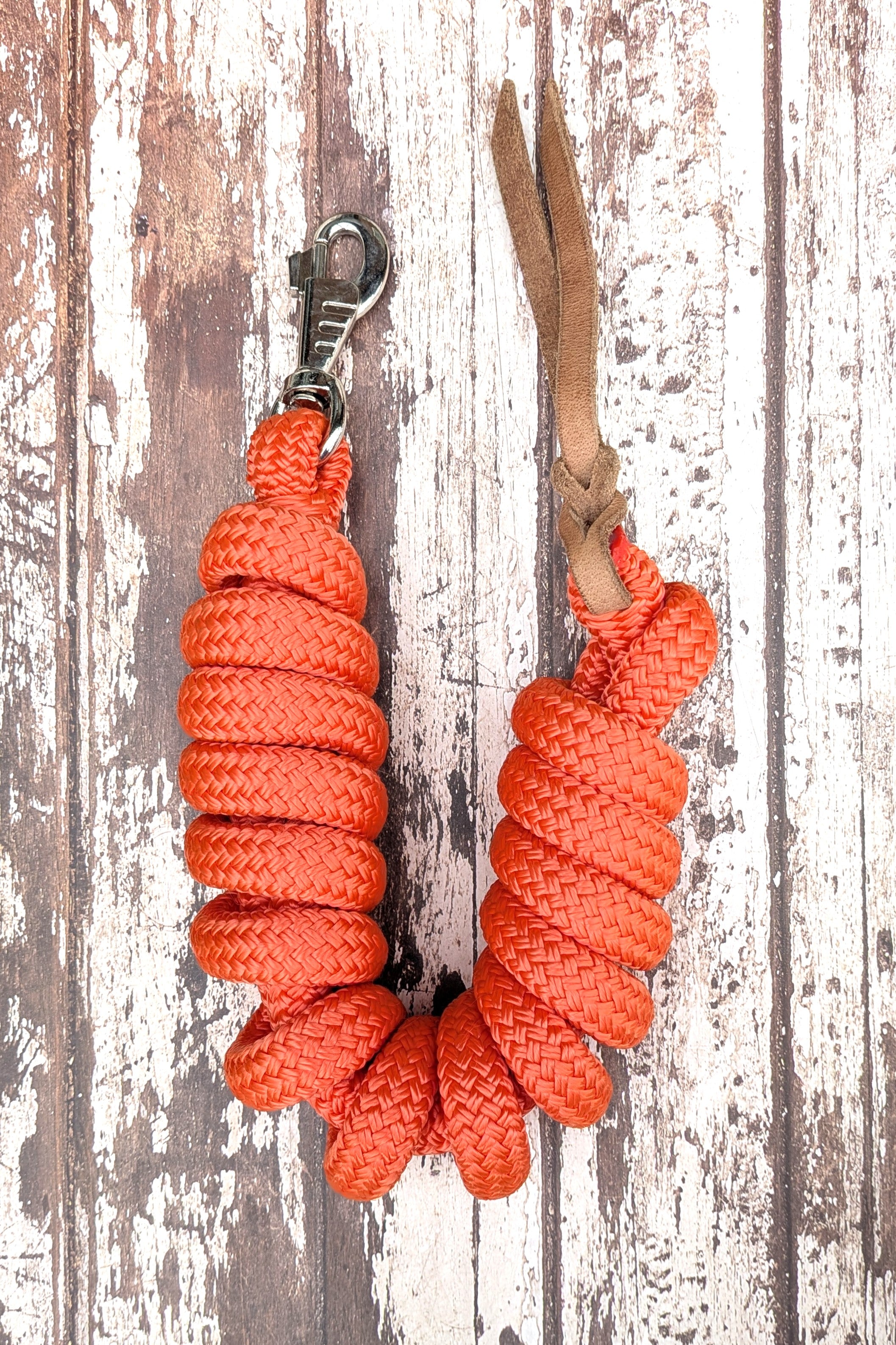 Longe de travail avec popper cuir